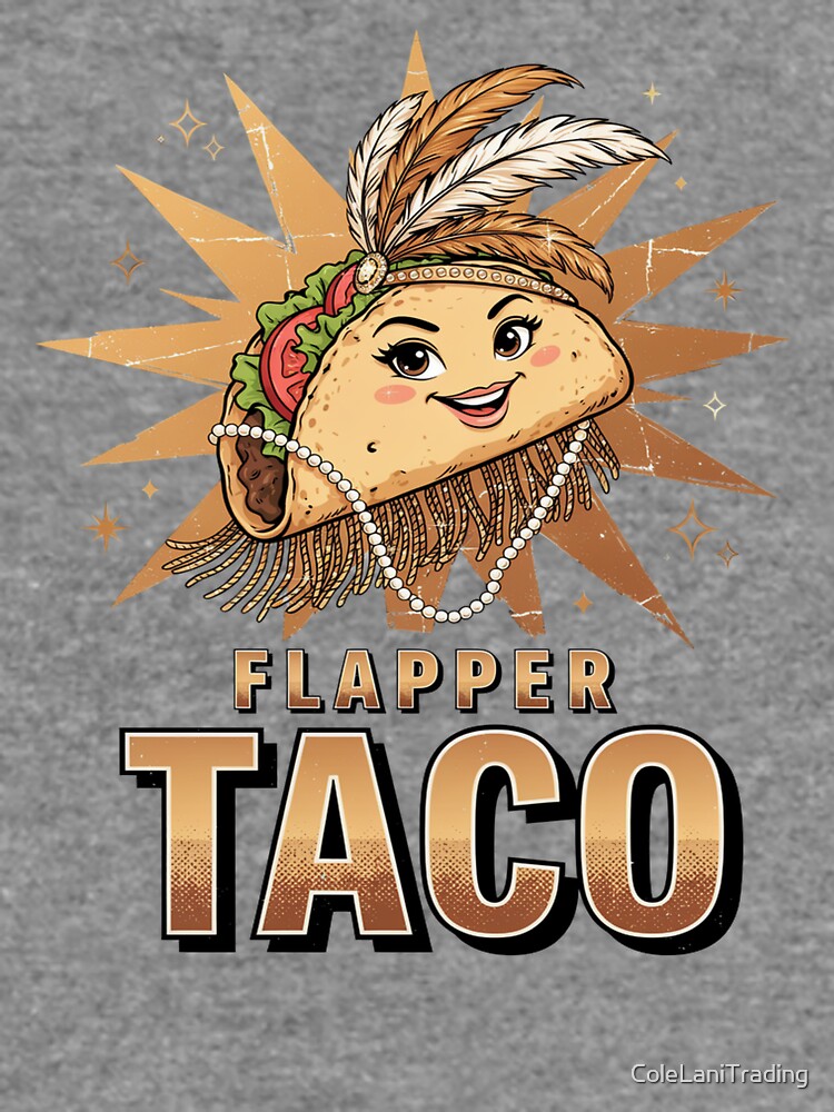 Thumbnail 6 von 6, Leichter Pullover, Roaring Twenties Savory Tortilla Party Graphic designt und verkauft von ColeLaniTrading.