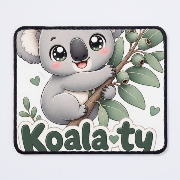 Item preview, Koala-ty Time Cute Koala Kawaii Saying designed and sold by BoosterShop.