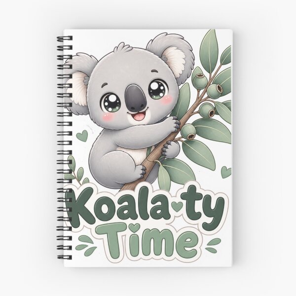 Item preview, Koala-ty Time Cute Koala Kawaii Saying designed and sold by BoosterShop.