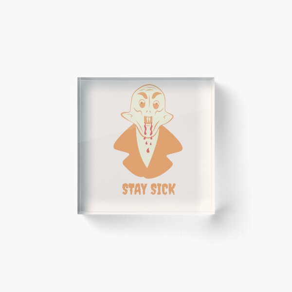 Item preview, Nosferatu Stay Sick Vampire Illustration designed and sold by beboplab.