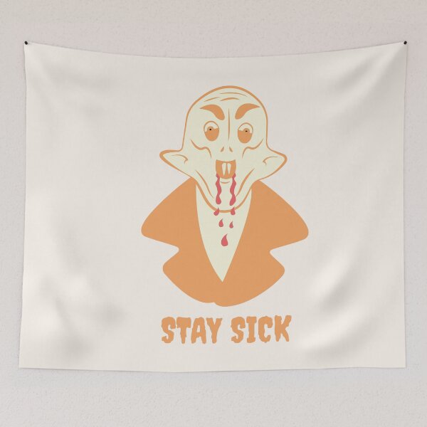 Item preview, Nosferatu Stay Sick Vampire Illustration designed and sold by beboplab.
