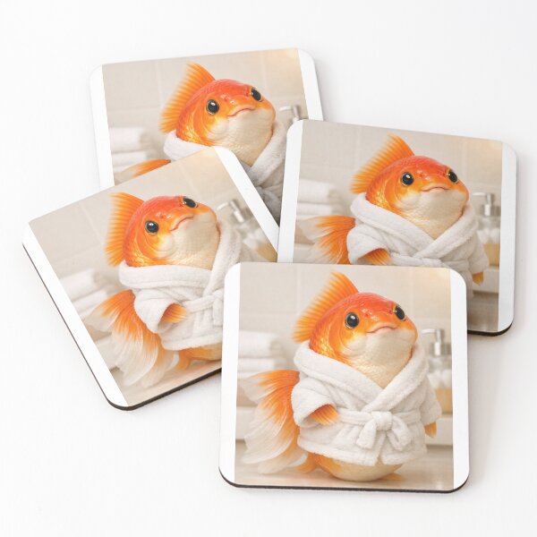 Item preview, Cozy Bathrobe Goldfish designed and sold by Sillytoe.