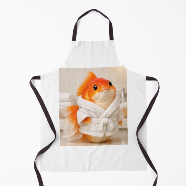 Item preview, Cozy Bathrobe Goldfish designed and sold by Sillytoe.