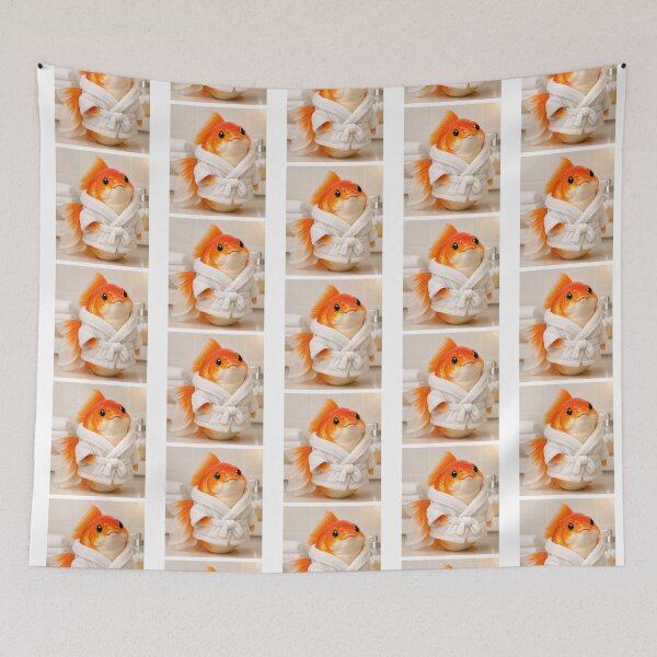 Item preview, Cozy Bathrobe Goldfish designed and sold by Sillytoe.