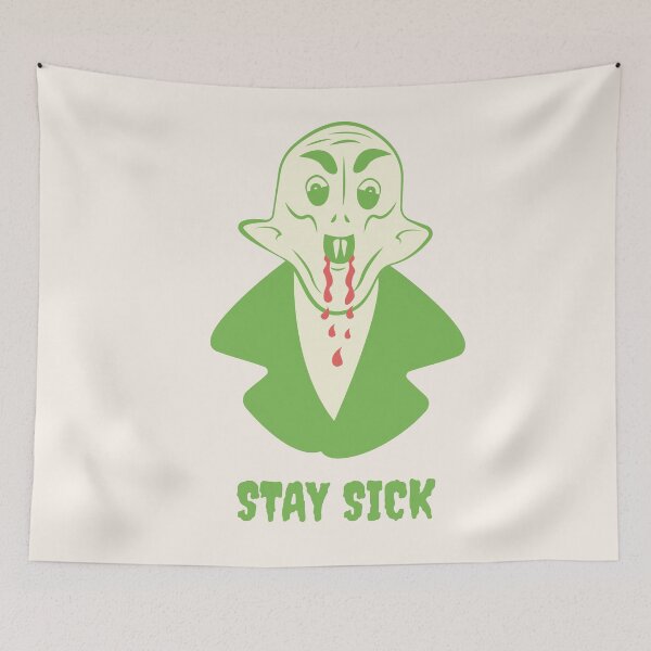 Item preview, Nosferatu Stay Sick Vampire Illustration designed and sold by beboplab.