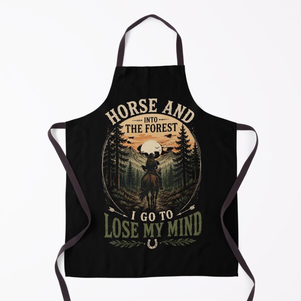 Item preview, Horse and Into the Forest I Go to Lose My Mind Vintage Equestrian Nature Artwork designed and sold by JustCrafted.