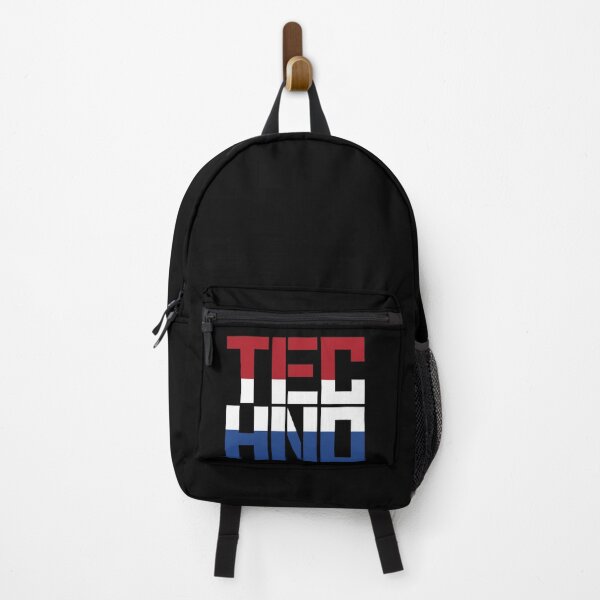 Item preview, Dutch Flag Techno Rave Festival Design designed and sold by SPAZE-Typo.