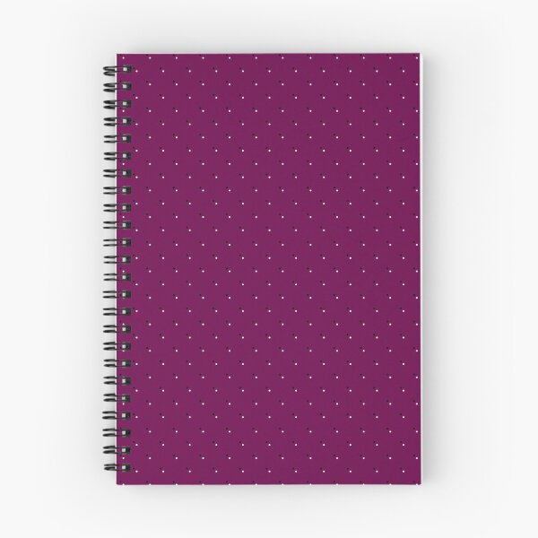 Item preview, Minimalist Polka Dots on Deep Plum Purple designed and sold by Skayana.