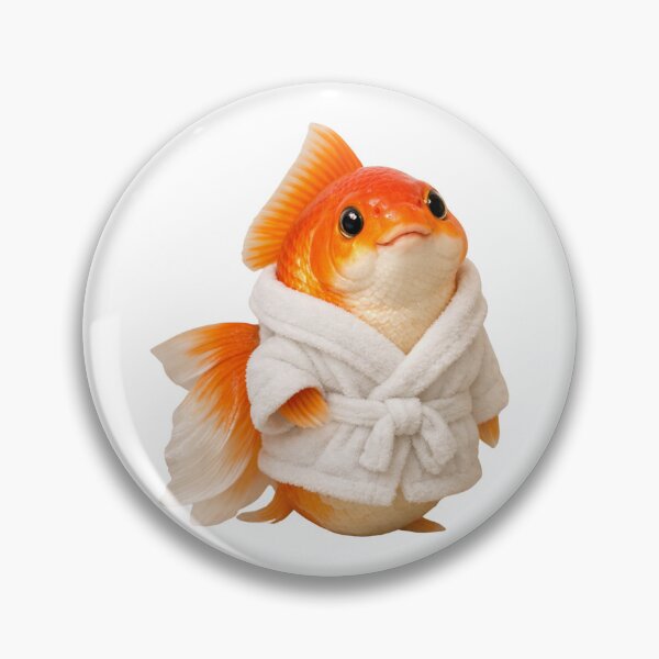 Item preview, Relaxing Bathrobe Goldfish designed and sold by Sillytoe.