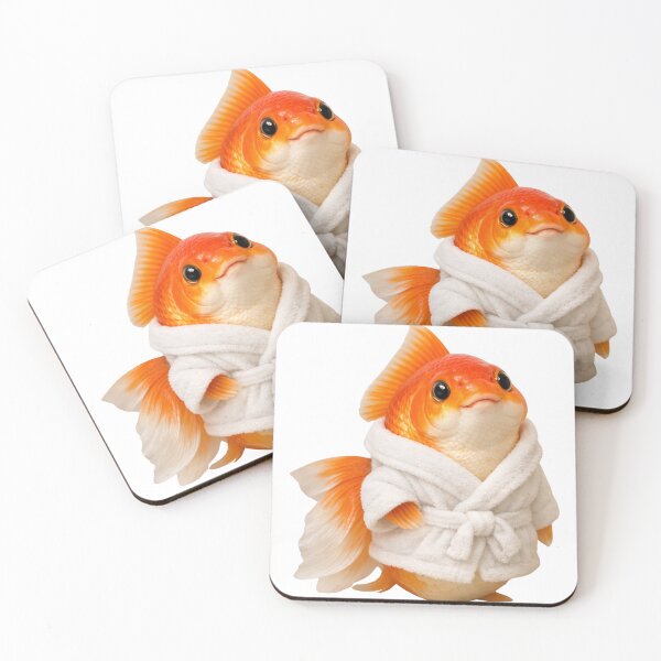 Item preview, Relaxing Bathrobe Goldfish designed and sold by Sillytoe.