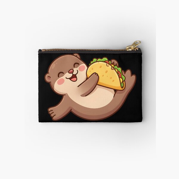 Item preview, Cute Kawaii Otter Eating Taco Funny Foodie designed and sold by KCasual.