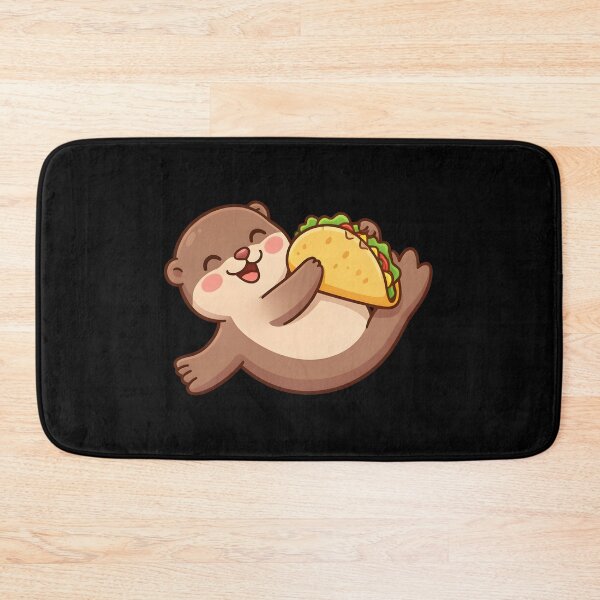 Item preview, Cute Kawaii Otter Eating Taco Funny Foodie designed and sold by KCasual.