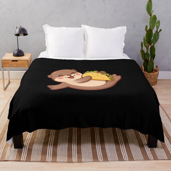 Item preview, Cute Kawaii Otter Eating Taco Funny Foodie designed and sold by KCasual.
