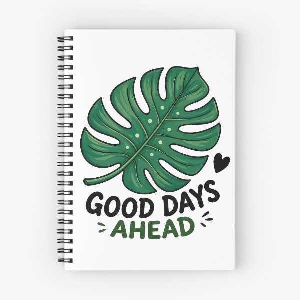 Item preview, Good Days Ahead Tropical Leaf | Monstera Plant Positive Quote | Botanical Aesthetic designed and sold by RidaSalArt.