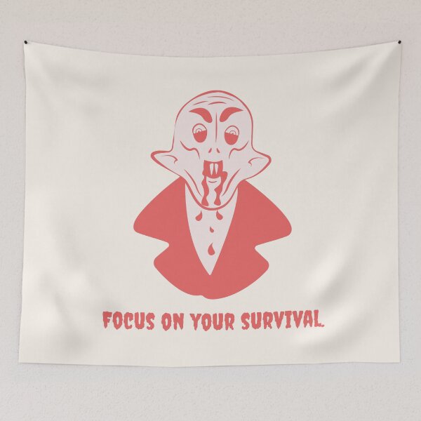 Item preview, Nosferatu Survival Humor Illustration designed and sold by beboplab.