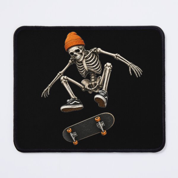 Item preview, Skeleton Skateboard Trick Vintage Halloween Streetwear Graphic Tee designed and sold by HectorStore11.