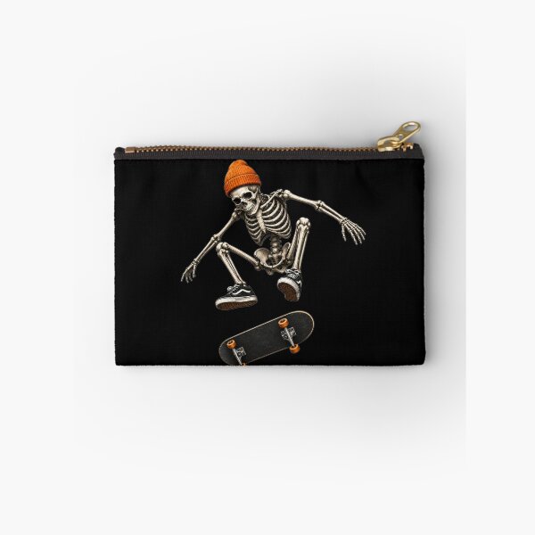 Item preview, Skeleton Skateboard Trick Vintage Halloween Streetwear Graphic Tee designed and sold by HectorStore11.