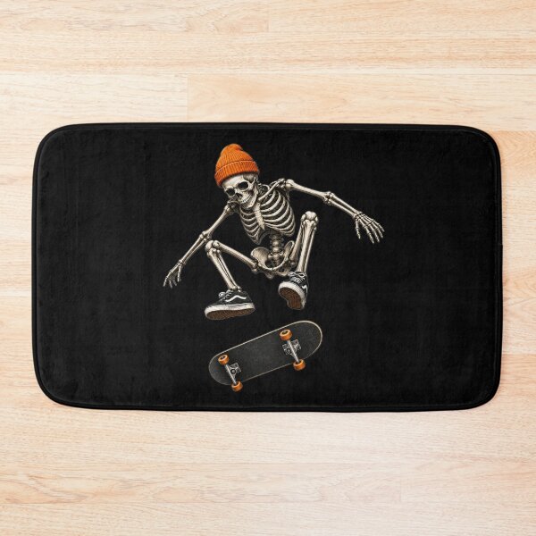 Item preview, Skeleton Skateboard Trick Vintage Halloween Streetwear Graphic Tee designed and sold by HectorStore11.