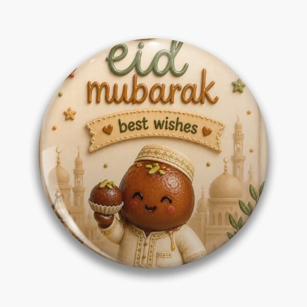 Item preview, Eid Mubarak Plushie Gulab Jamun designed and sold by Narc Studio.