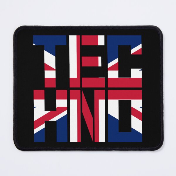 Item preview, UK Union Jack Techno Rave Design designed and sold by SPAZE-Typo.
