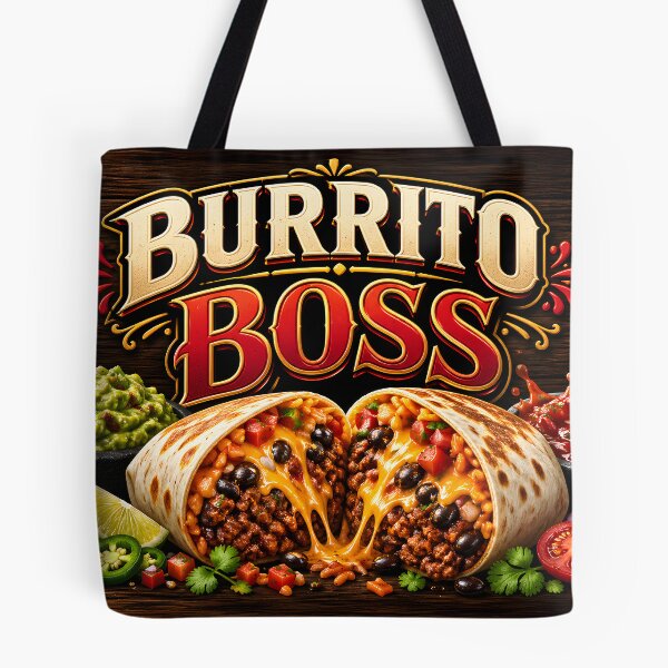 Item preview, Burrito Boss, Colorful Mexican Fiesta Food designed and sold by Compass and a Camera.