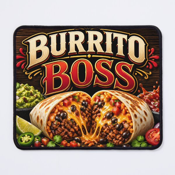 Item preview, Burrito Boss, Colorful Mexican Fiesta Food designed and sold by Compass and a Camera.