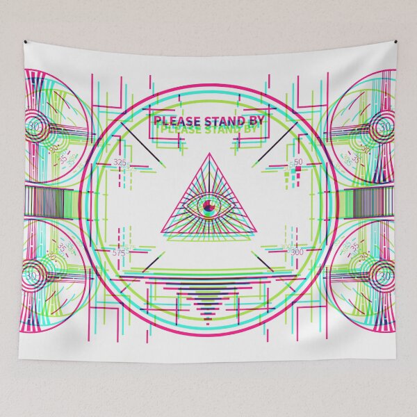 Item preview, Illuminati Stand By Synthwave designed and sold by animinimal.