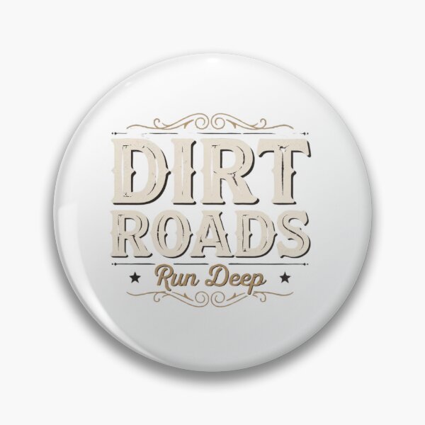 Item preview, Dirt Roads Run Deep Vintage Country Life Western Typography designed and sold by arabiw.