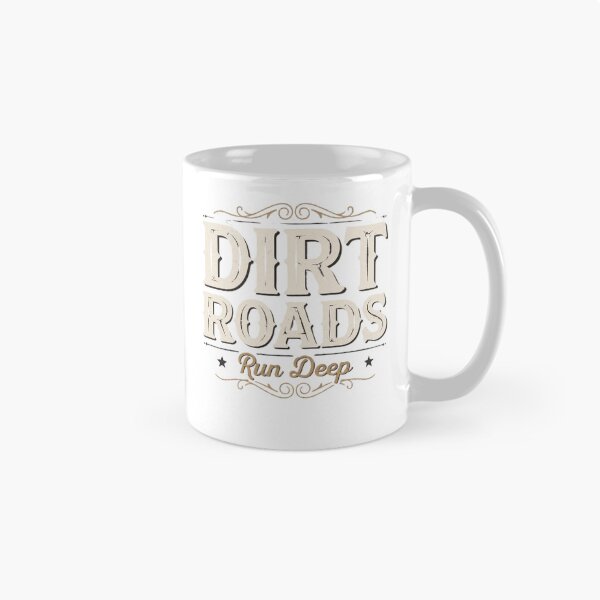 Item preview, Dirt Roads Run Deep Vintage Country Life Western Typography designed and sold by arabiw.