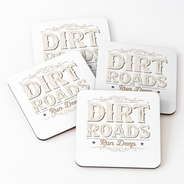Item preview, Dirt Roads Run Deep Vintage Country Life Western Typography designed and sold by arabiw.