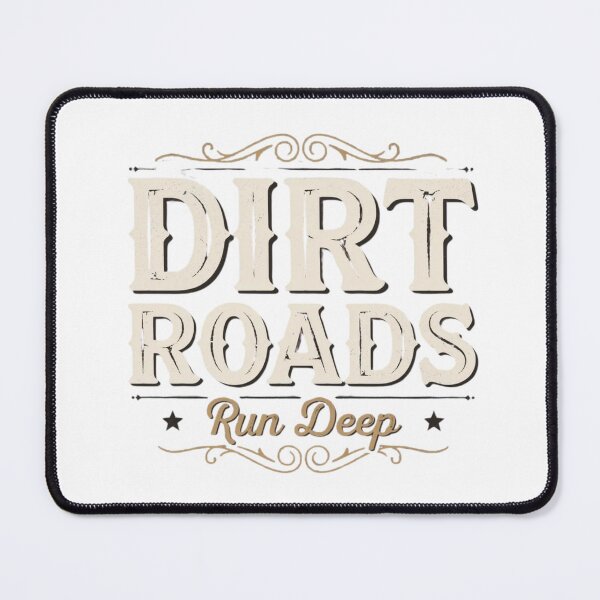 Item preview, Dirt Roads Run Deep Vintage Country Life Western Typography designed and sold by arabiw.