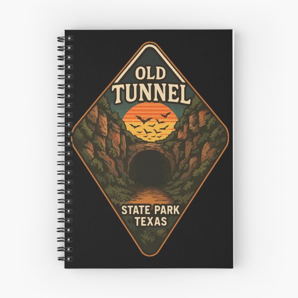 Item preview, Old Tunnel State Park Texas Retro Vintage Travel designed and sold by TomFrontierArt.