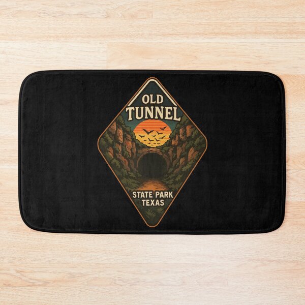 Item preview, Old Tunnel State Park Texas Retro Vintage Travel designed and sold by TomFrontierArt.