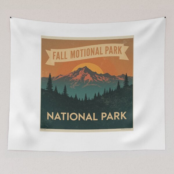Item preview, Vintage National Park Retro Travel Poster Art designed and sold by BMAMED2001.