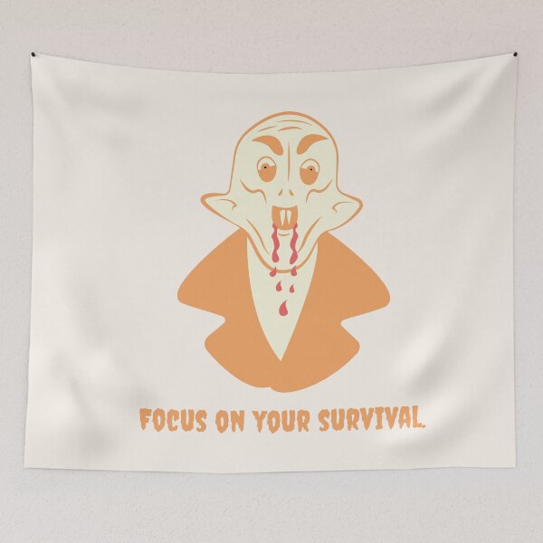 Item preview, Nosferatu Survival Humor Illustration designed and sold by beboplab.