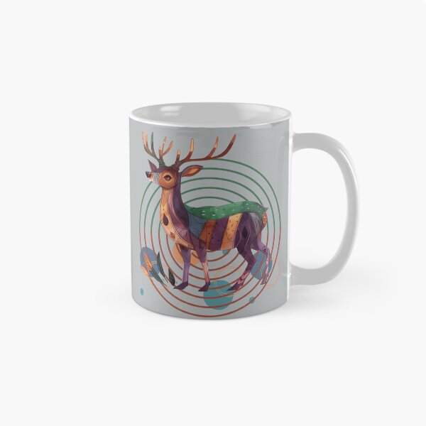 Item preview, Abstract Geometric Boho Deer Woodland Nature designed and sold by Szpaku desart .