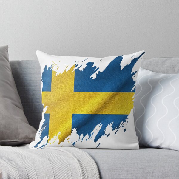 Item preview, Torn Swedish flag, Swedish pride designed and sold by Dressyourflag.