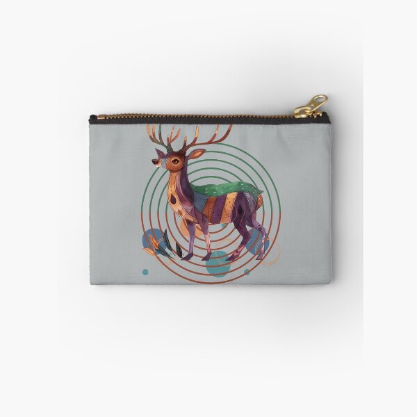Item preview, Abstract Geometric Boho Deer Woodland Nature designed and sold by Szpaku desart .