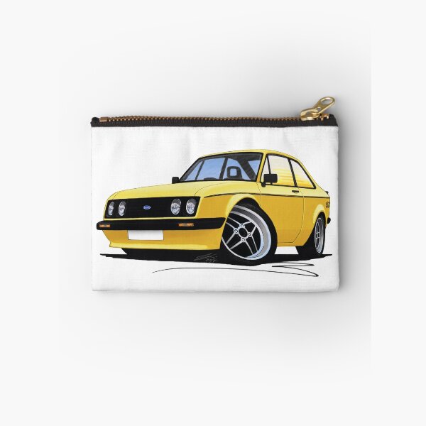 Item preview, Ford Escort (Mk2) RS2000 Yellow designed and sold by Yeomans Cartoons.