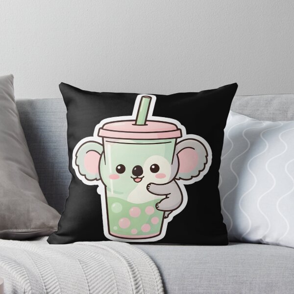 Item preview, Cute Koala Bubble Tea Kawaii Boba Drink Sticker designed and sold by KCasual.