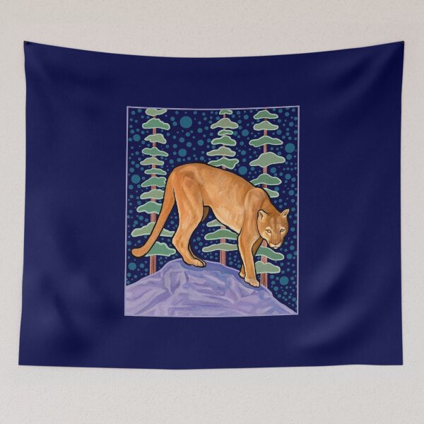 Artikelvorschau, Berglöwe (Puma) im Stil der Mid-Century-Moderne entworfen und verkauft von rorabeenie.