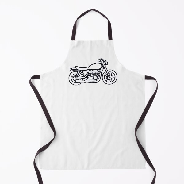 Item preview, Classic Style Motorbike Black & White Line Drawing designed and sold by Adamo-illustration.