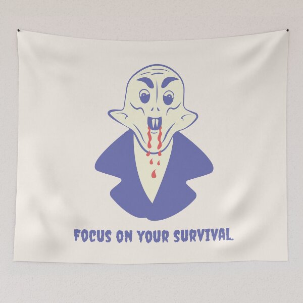 Item preview, Nosferatu Survival Humor Illustration designed and sold by beboplab.