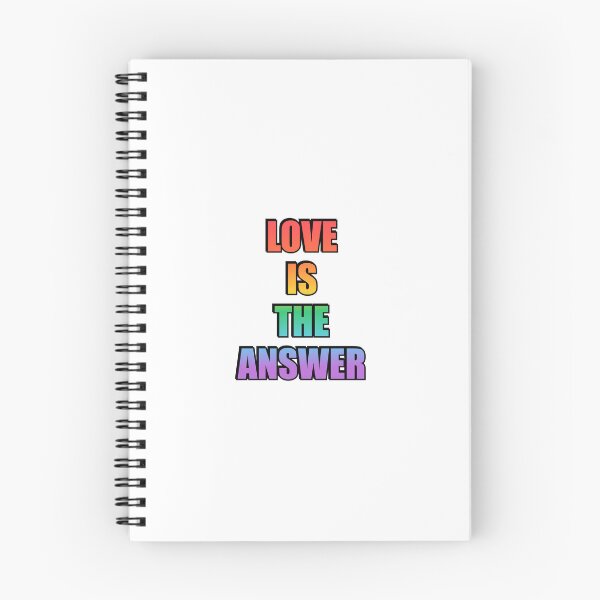 Item preview, Love Is The Answer LGBTQ rainbow gay pride designed and sold by Inspirationmotivation.