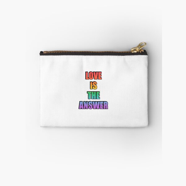 Item preview, Love Is The Answer LGBTQ rainbow gay pride designed and sold by Inspirationmotivation.