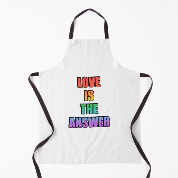 Item preview, Love Is The Answer LGBTQ rainbow gay pride designed and sold by Inspirationmotivation.