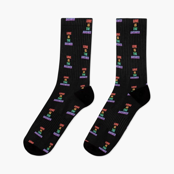 Item preview, Love Is The Answer LGBTQ rainbow gay pride designed and sold by Inspirationmotivation.