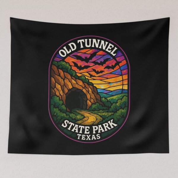 Item preview, Old Tunnel State Park Texas Stained Glass Travel designed and sold by TomFrontierArt.