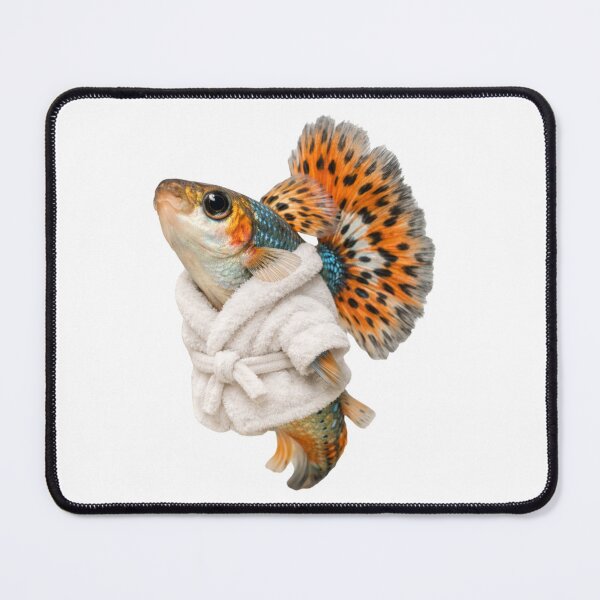 Item preview, Relaxing Bathrobe Guppy designed and sold by Sillytoe.