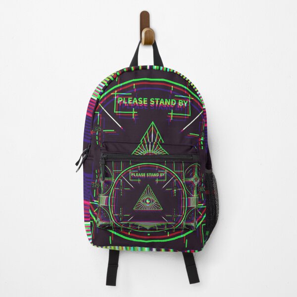 Item preview, Illuminati Stand By Synthwave - Dark designed and sold by animinimal.